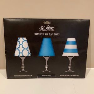 🆕 Translucent wine glass shades